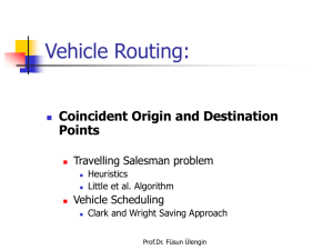 Vehicle Routing: