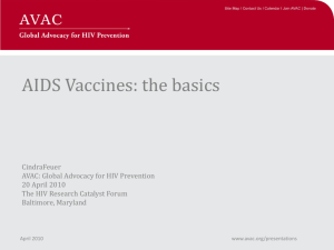 AIDS Vaccine Handbook - HIV Research Catalyst Forum