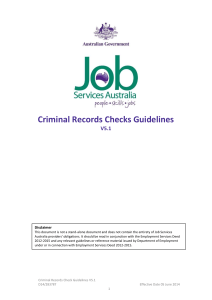 DOCX file of Criminal Records Checks Guidelines