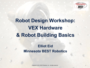 2013 Robot Hardware and Design Workshop Powerpoint