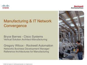 Manufacturing & IT Network Convergence