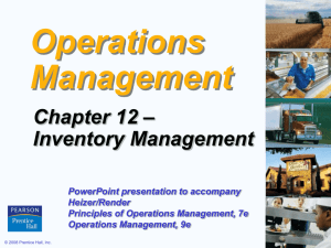 Inventory Management