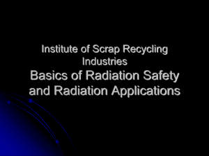 Radiation Refresher Training for Exploranium/Rad Com Personnel