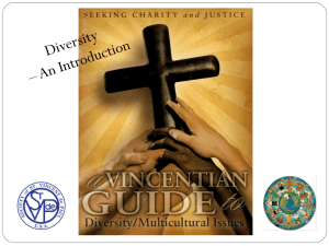 Diversity-An Introduction - Society of St. Vincent de Paul