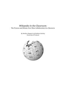 WikiPaper - EDSC11UVM