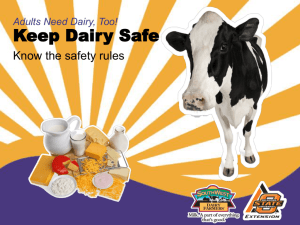 Keep Dairy Safe Adults Need Dairy, Too!