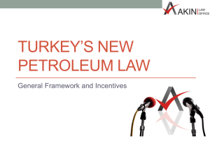 The New Turkish Petroleum Law