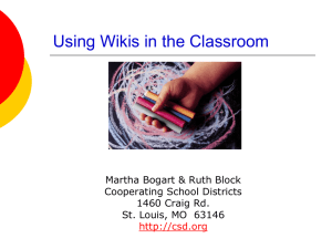Teaching in Wikiland - Elsberry Professional Development Wiki