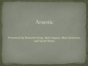 Arsenic - Biology