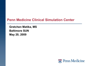 Penn Medicine Clinical Simulation Center | Gretchen
