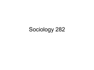 Sociology 282