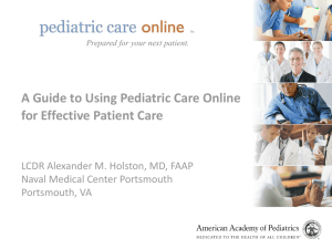 PPT - American Academy of Pediatrics