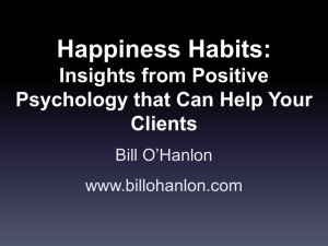 applying the science of happiness in the consulting