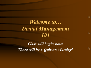 Finance 101 for Dental Directors