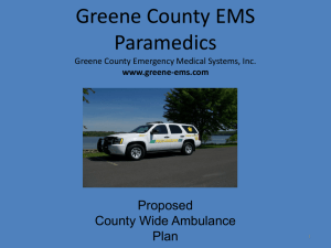 Greene County EMS - The Greenville Pioneer