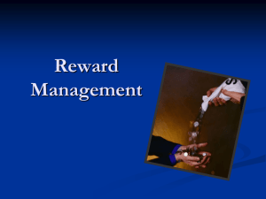 Motivation and Reward Management