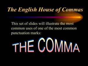 Commas 1