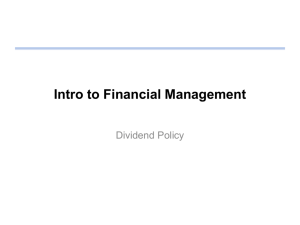 Introduction to Financial Management