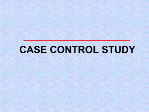 Cohort & Case Control