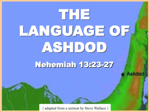 Language of Ashdod