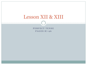 Lesson XII