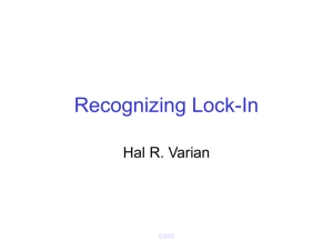 Recognizing Lock-In