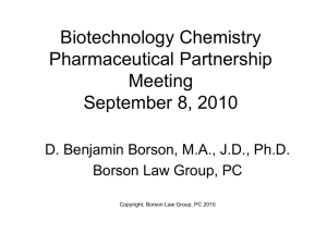 Biotechnology Pharmaceutical Chemistry