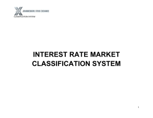 JSE CLASSIFICATION SYSTEM from BESA 2013