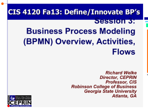 CIS4120Fa13 Session3 Level-1 BPMN