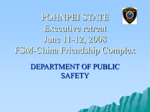 department of public safety - College of Micronesia