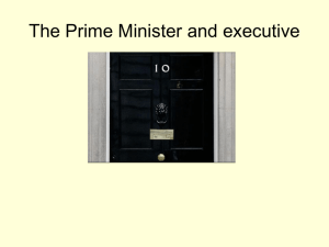 Prime Minister and executive