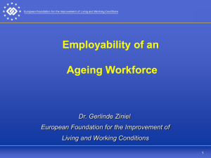 Human resource measures in favour of an ageing workforce