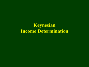 National Income determination
