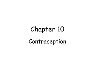 Chapter 10 ss Contraception