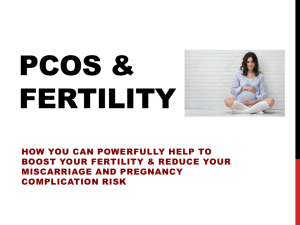 PCOS fertility presentation – powerpoint