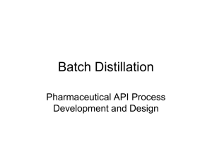 Batch Distillation