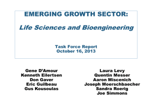 Life Sciences & Bioengineering