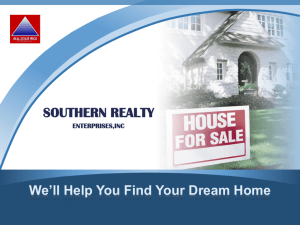 Buyer's benefits of using Southern Realty