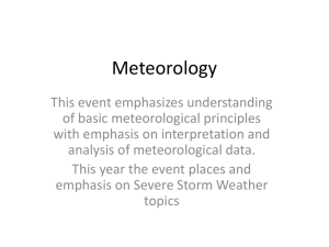 Meteorology Presentation 2012