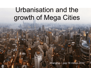 Urbanisation - IBGeography