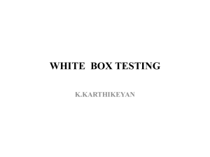 White-box testing