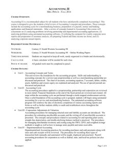 accounting i - Loyalsock Township School District