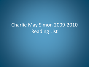 Charlie May Simon 2009