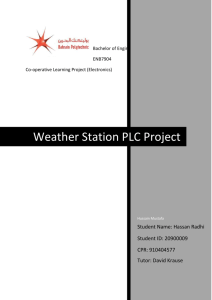 Weather Station PLC Project