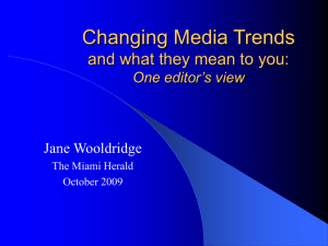Changing Media Trends and what they mean to you