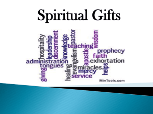 Spiritual Gifts - Woodstream Church