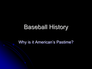 Baseball History - University of Idaho