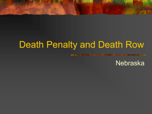 Death Penalty and Death Row