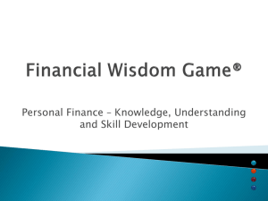 Financial Wisdom Game