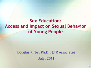 Sex & HIV Education Programs for Youth